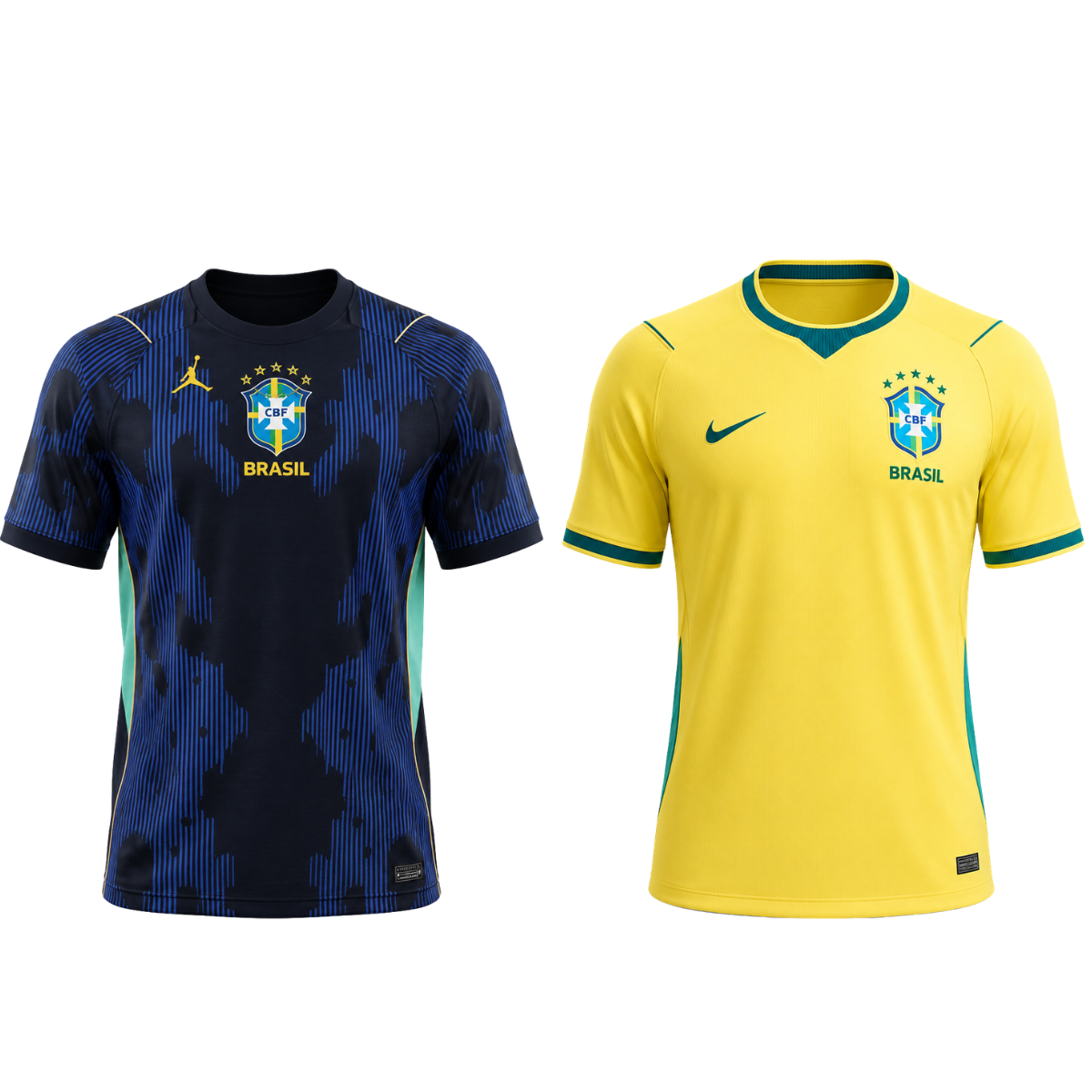 Kit 2 Camisas da Seleção Brasileira - I & II 2026